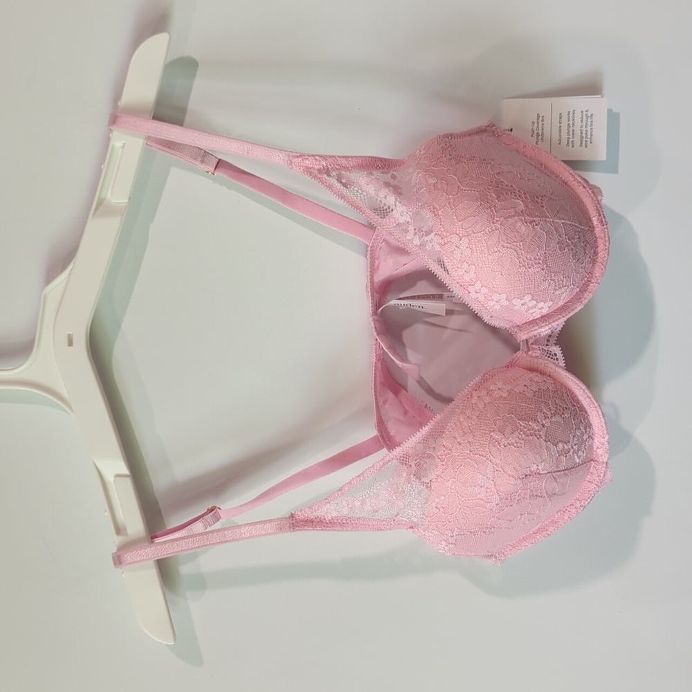 Auden Plunge Pushup Bra with Wire Support